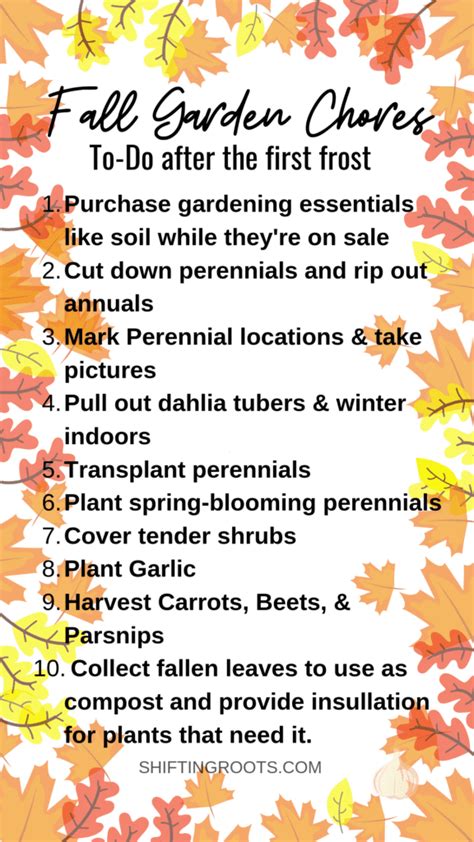 Fall Garden Chores